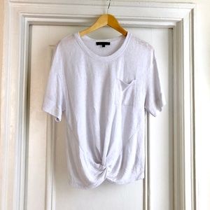 Sanctuary White Sunny Days Twist Tee